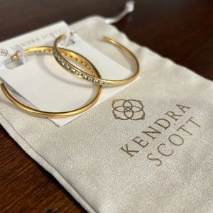 Kendra Scott Gold Selena Hoop Earrings